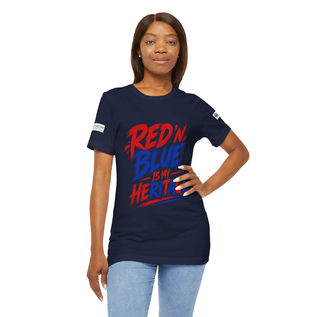BE DIVINE™ Red ’N Blue Heritage Tee