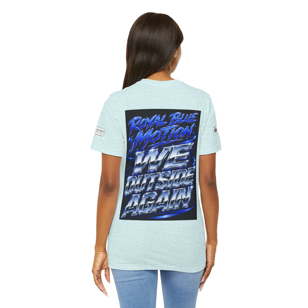 BE DIVINE™ Baby Blue 'N Blue Culture – We Outside Tee
