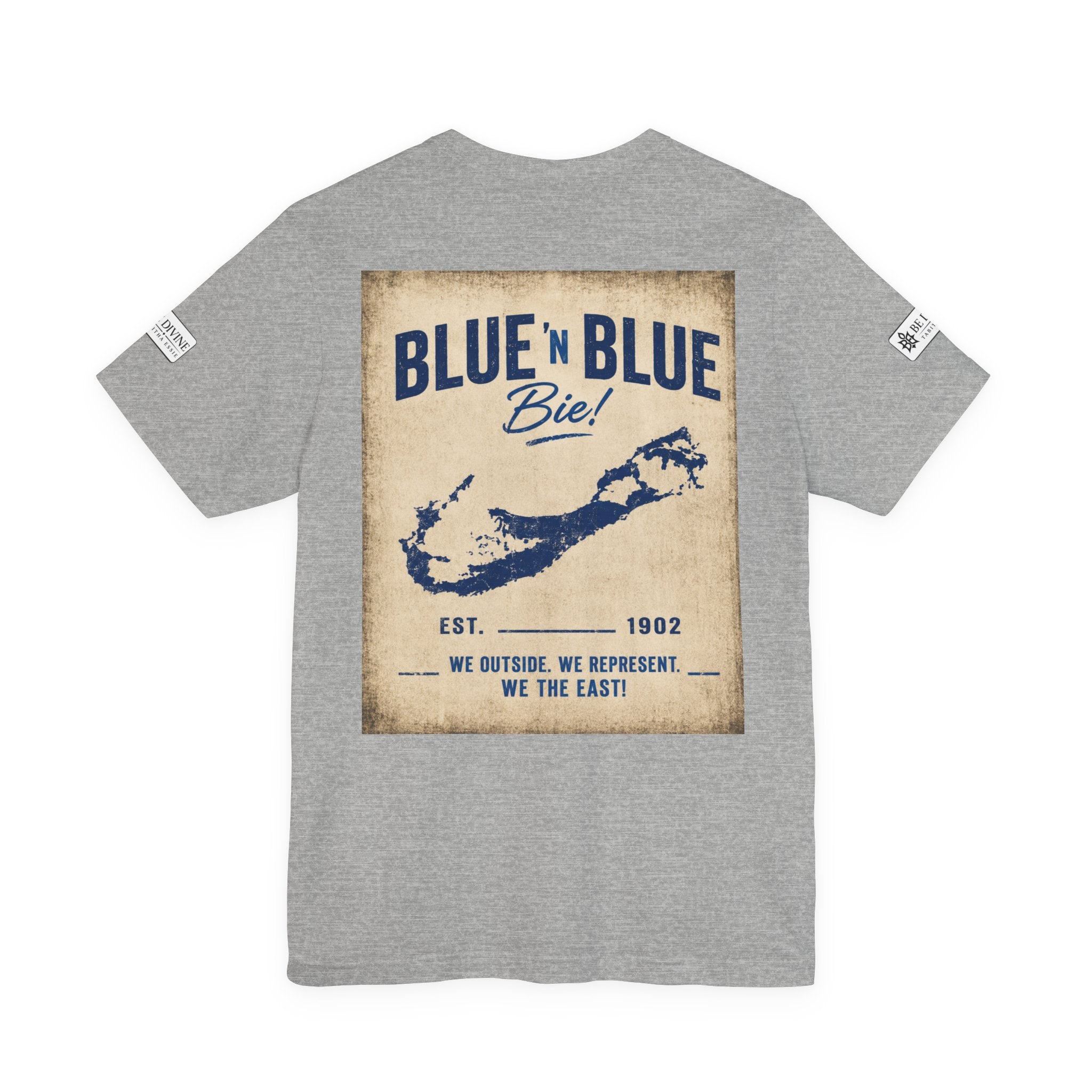 BE DIVINE™ Blue and Blue Bie! – East Side Heritage Collector Tee