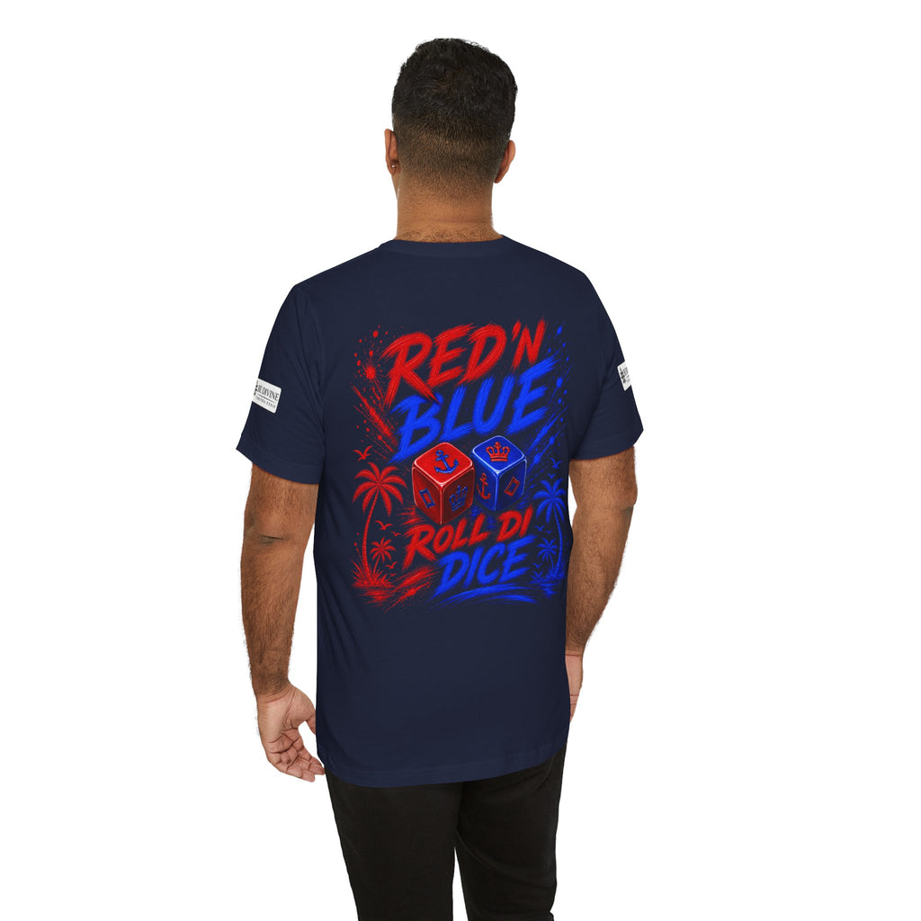 BE DIVINE™ Red ’N Blue Crown ’N Anchor Tee