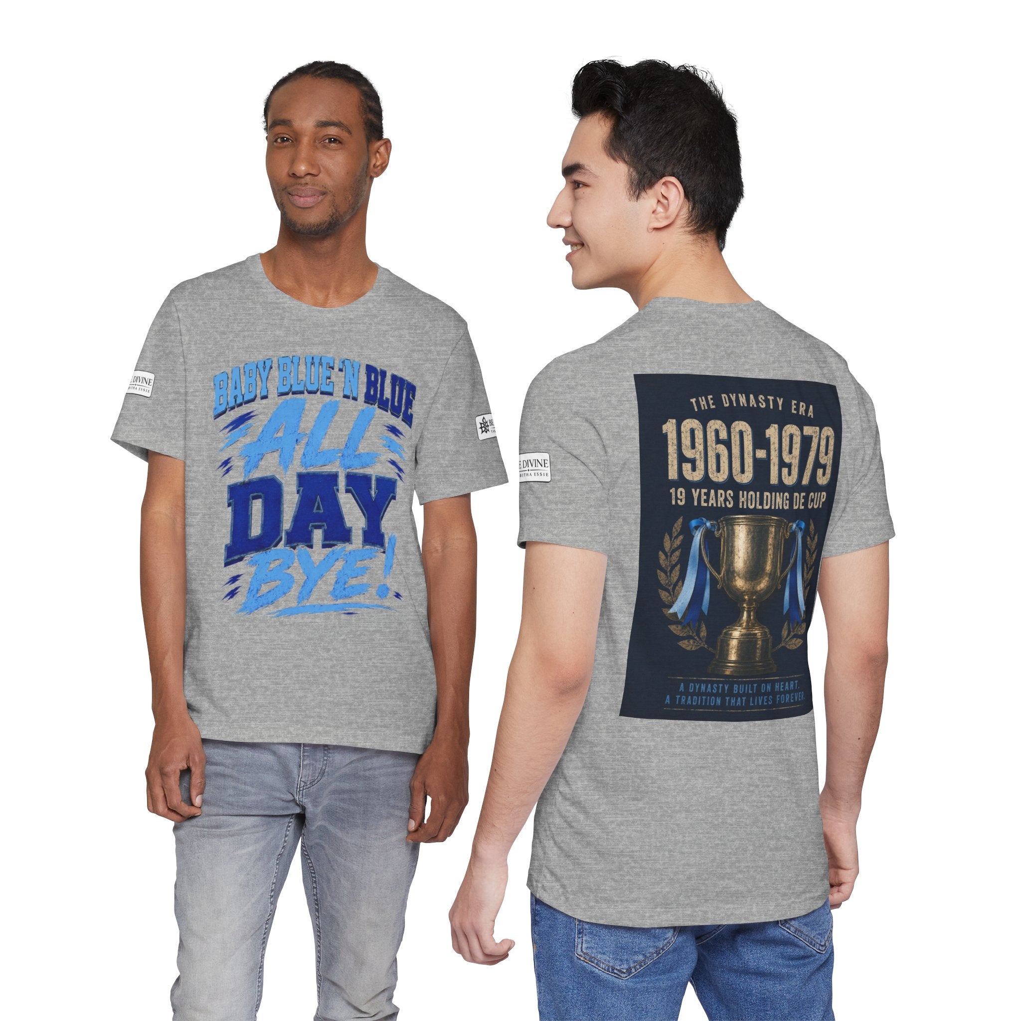BE DIVINE™ Baby Blue 'N Blue All Day Bye! Heritage Collector Tee
