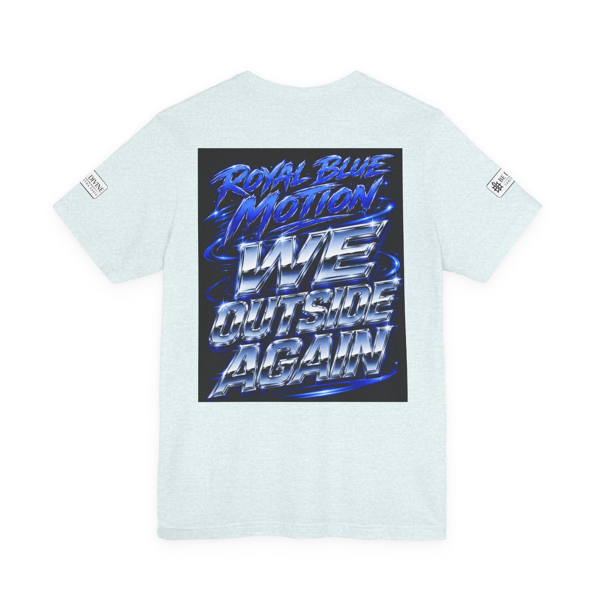 BE DIVINE™ Baby Blue 'N Blue Culture – We Outside Tee