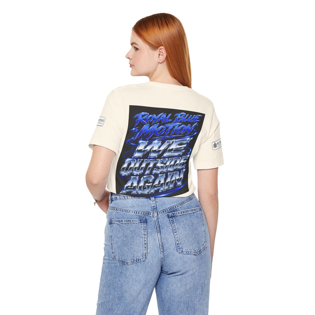 BE DIVINE™ Baby Blue 'N Blue Culture – We Outside Tee