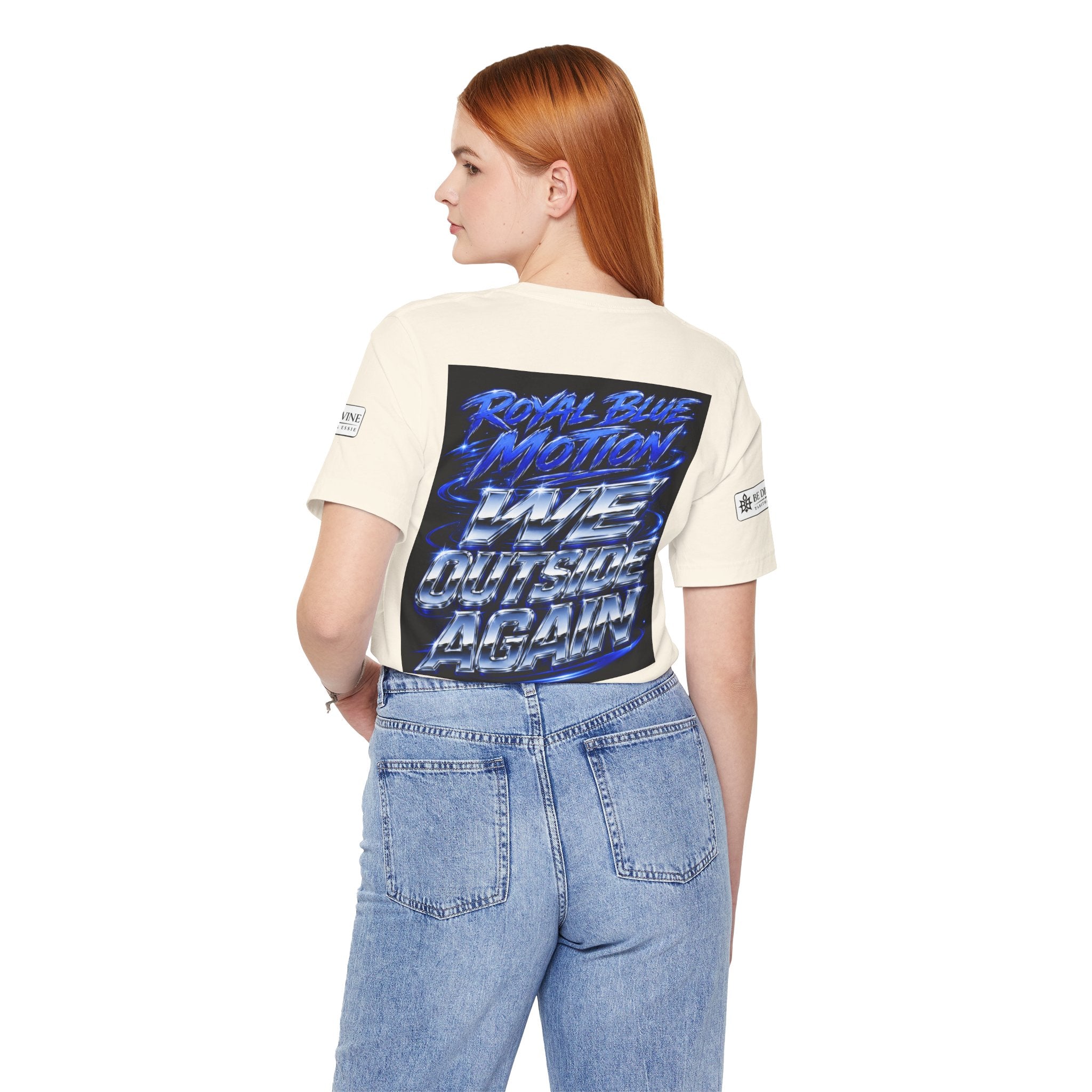 BE DIVINE™ Baby Blue 'N Blue Culture – We Outside Tee