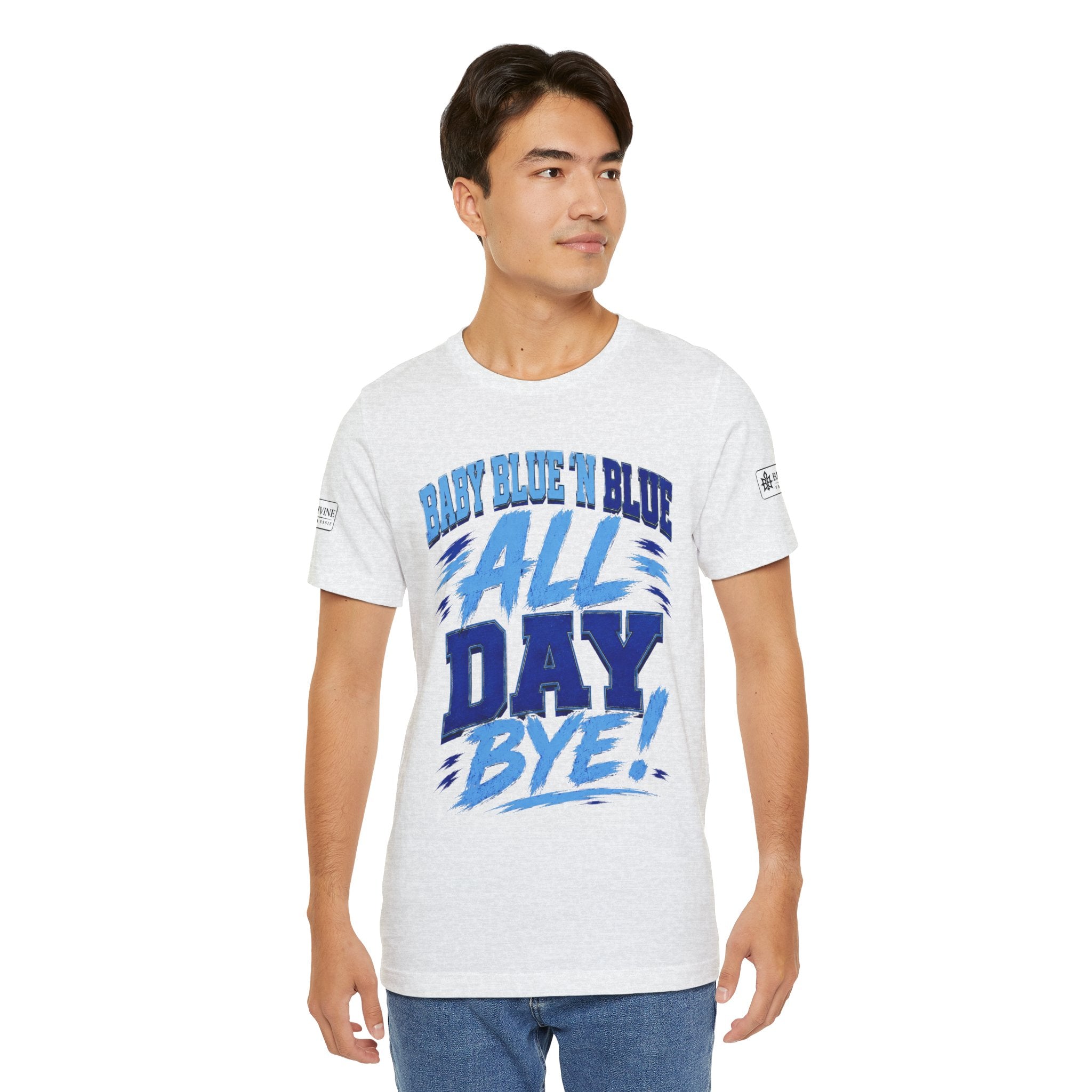 BE DIVINE™ Baby Blue 'N Blue All Day Bye! Heritage Collector Tee