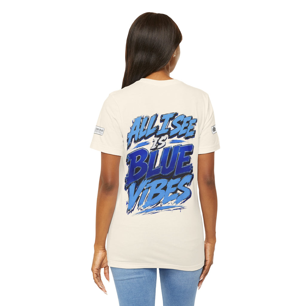 BE DIVINE™ Rolling Di Heritage – All I See Is Blue Vibes Heritage Tee