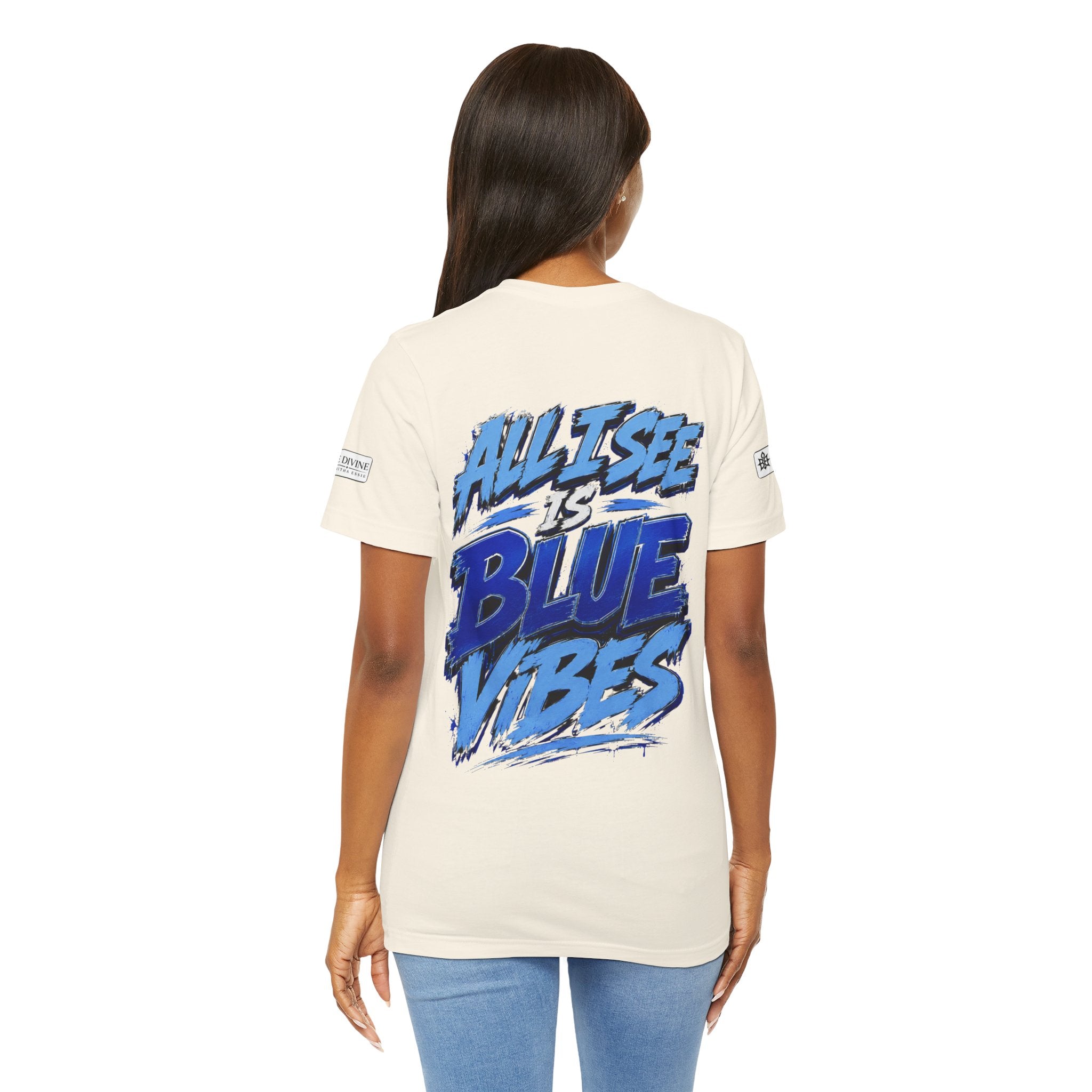 BE DIVINE™ Rolling Di Heritage – All I See Is Blue Vibes Heritage Tee