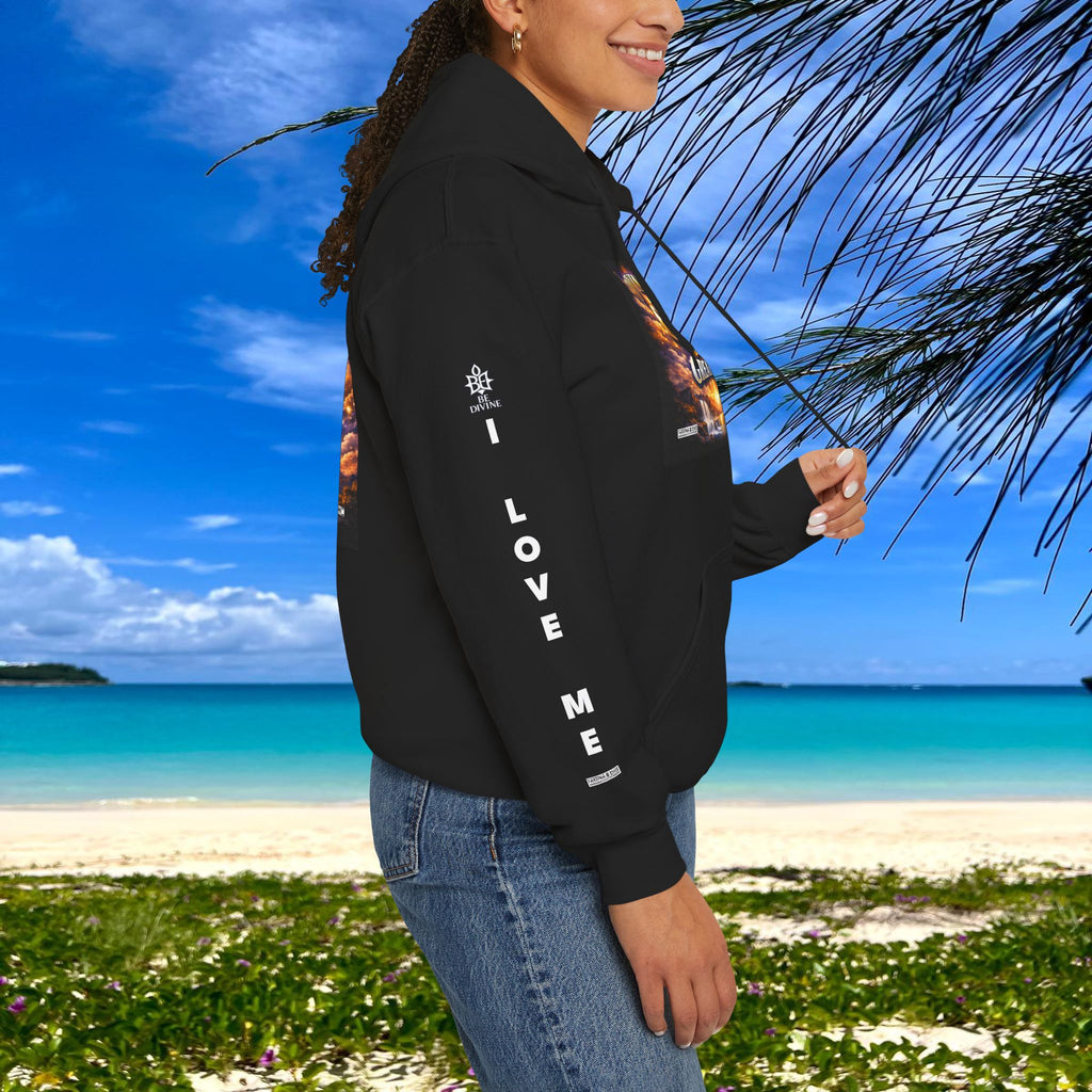 BE DIVINE™ Unisex Heavy Blend Hoodie – Divine God Is the Greatest Faith Statement Sweatshirt