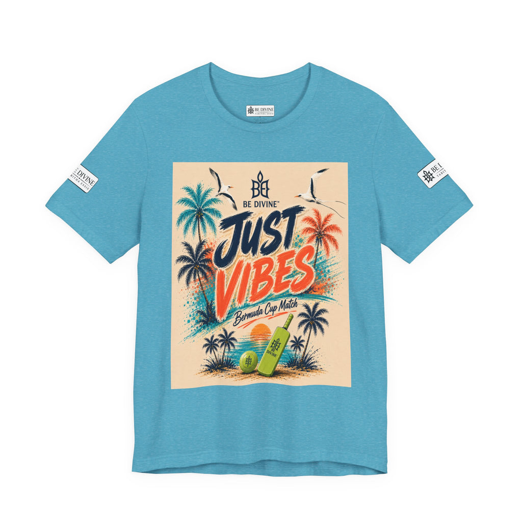 BE DIVINE™ Just Vibes Tee – Bermuda Cup Match Edition