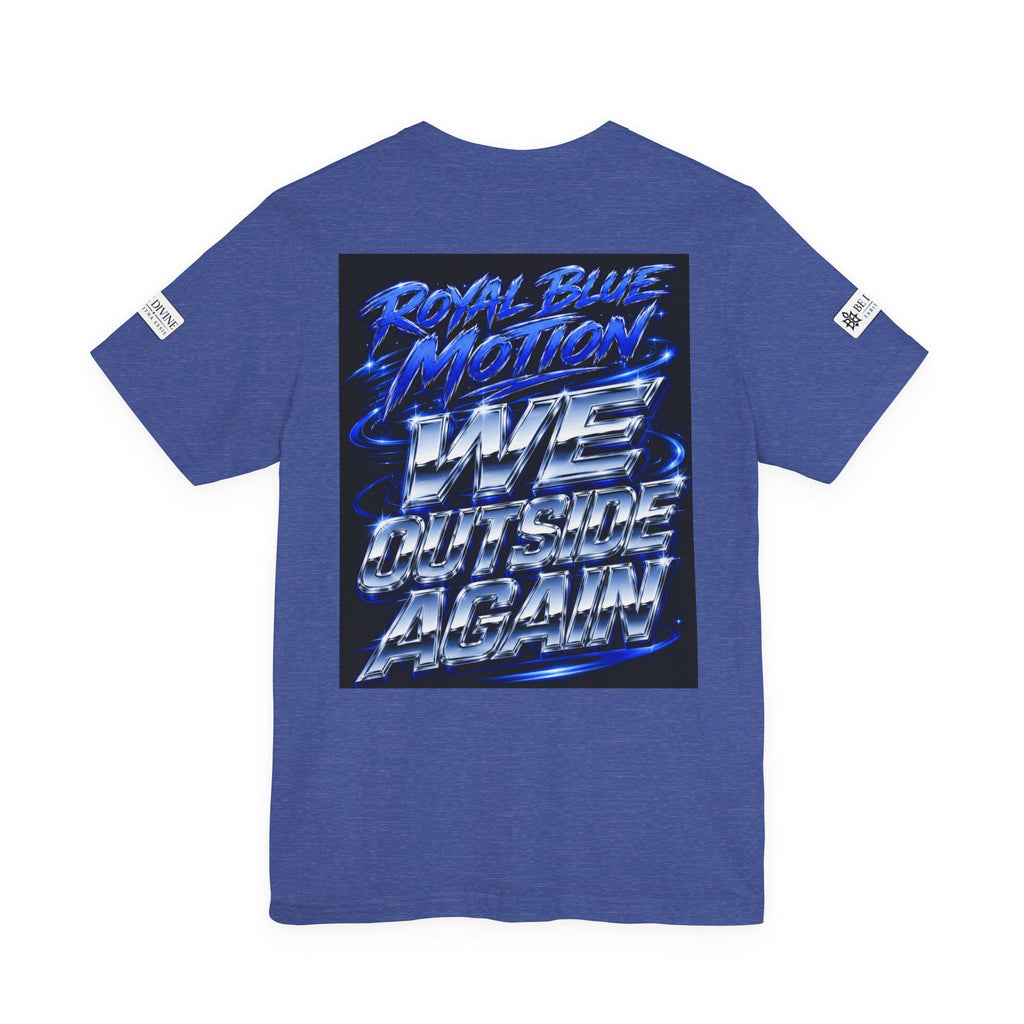 BE DIVINE™ Baby Blue 'N Blue Culture – We Outside Tee