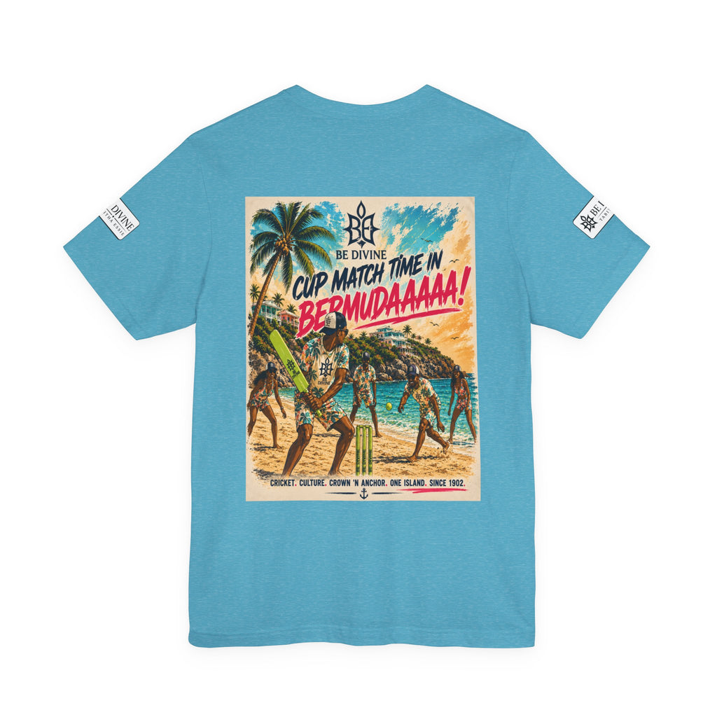 BE DIVINE™ Just Vibes Tee – Bermuda Cup Match Edition