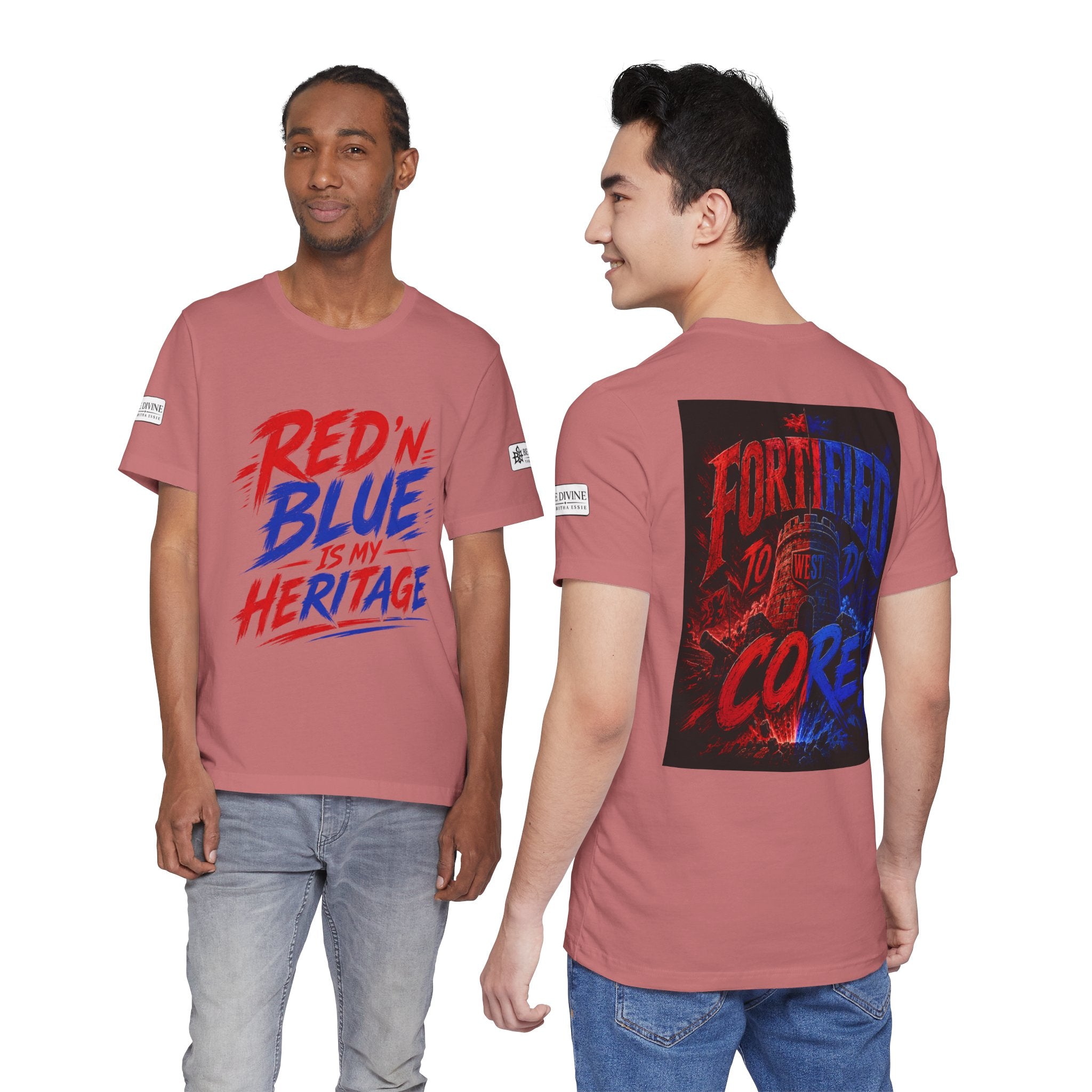 BE DIVINE™ Red ’N Blue Heritage Tee