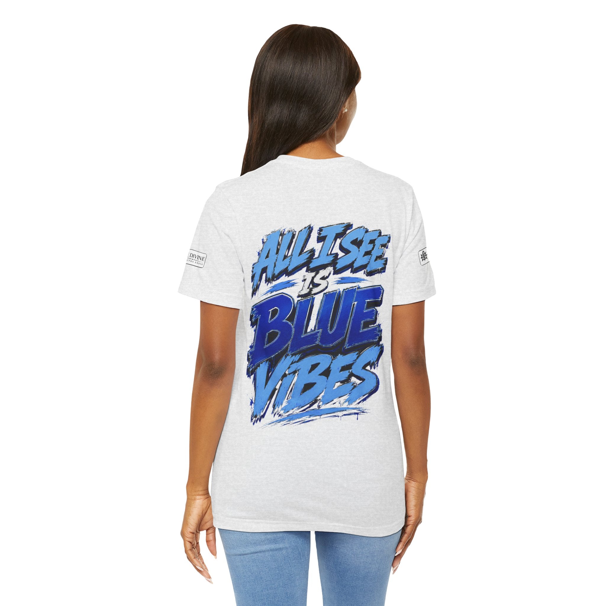 BE DIVINE™ Rolling Di Heritage – All I See Is Blue Vibes Heritage Tee