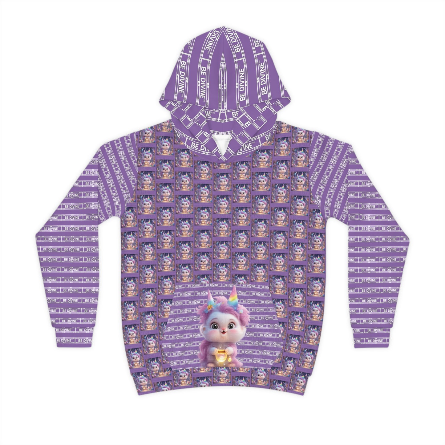 BE DIVINE™ Children’s All-Over Print Hoodie - Premium AOP, Soft & Cozy (Kids)