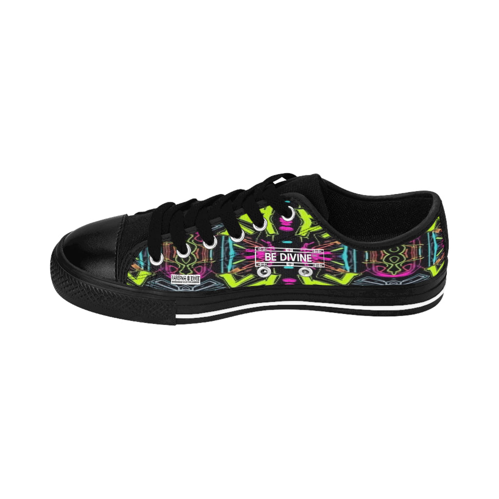 Neon Frequency Low-Top Sneakers - BE Divine™ Designed by Tabitha Essie | Limited Edition Exclusive
