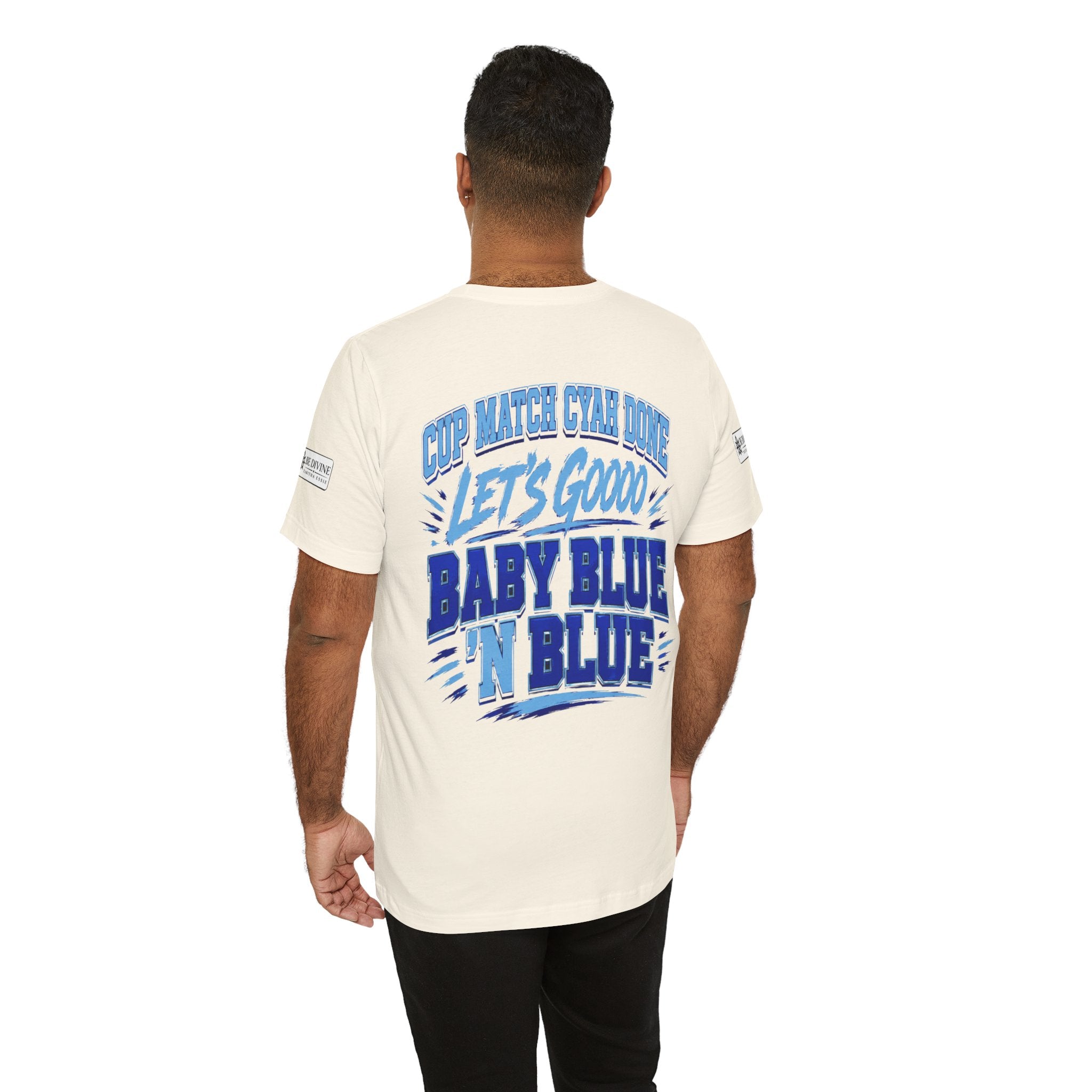 BE DIVINE™ Blue 'N Blue Strong Tee – Let's Gooo Baby Blue 'N Blue Edition