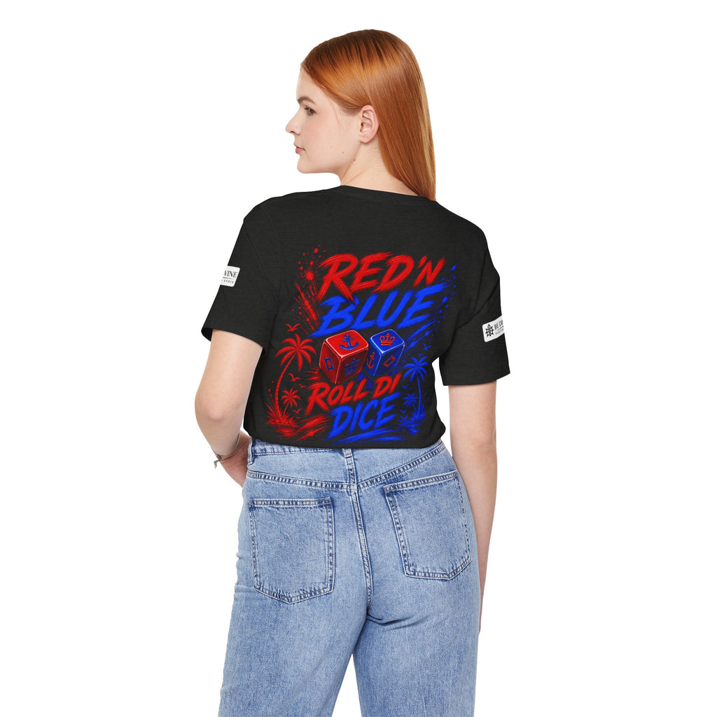 BE DIVINE™ Red ’N Blue Crown ’N Anchor Tee