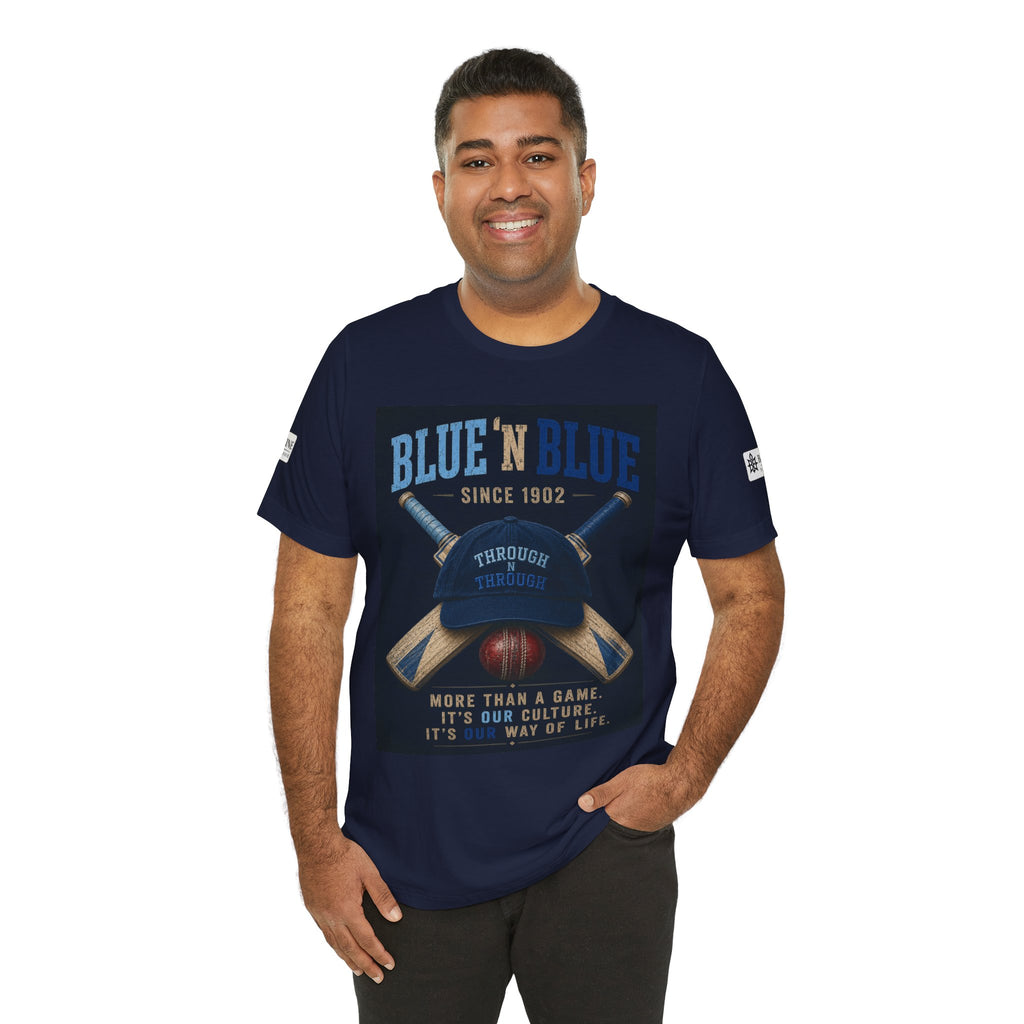 BE DIVINE™ Blue 'N Blue Since 1902 – Through 'N Through Heritage Tee