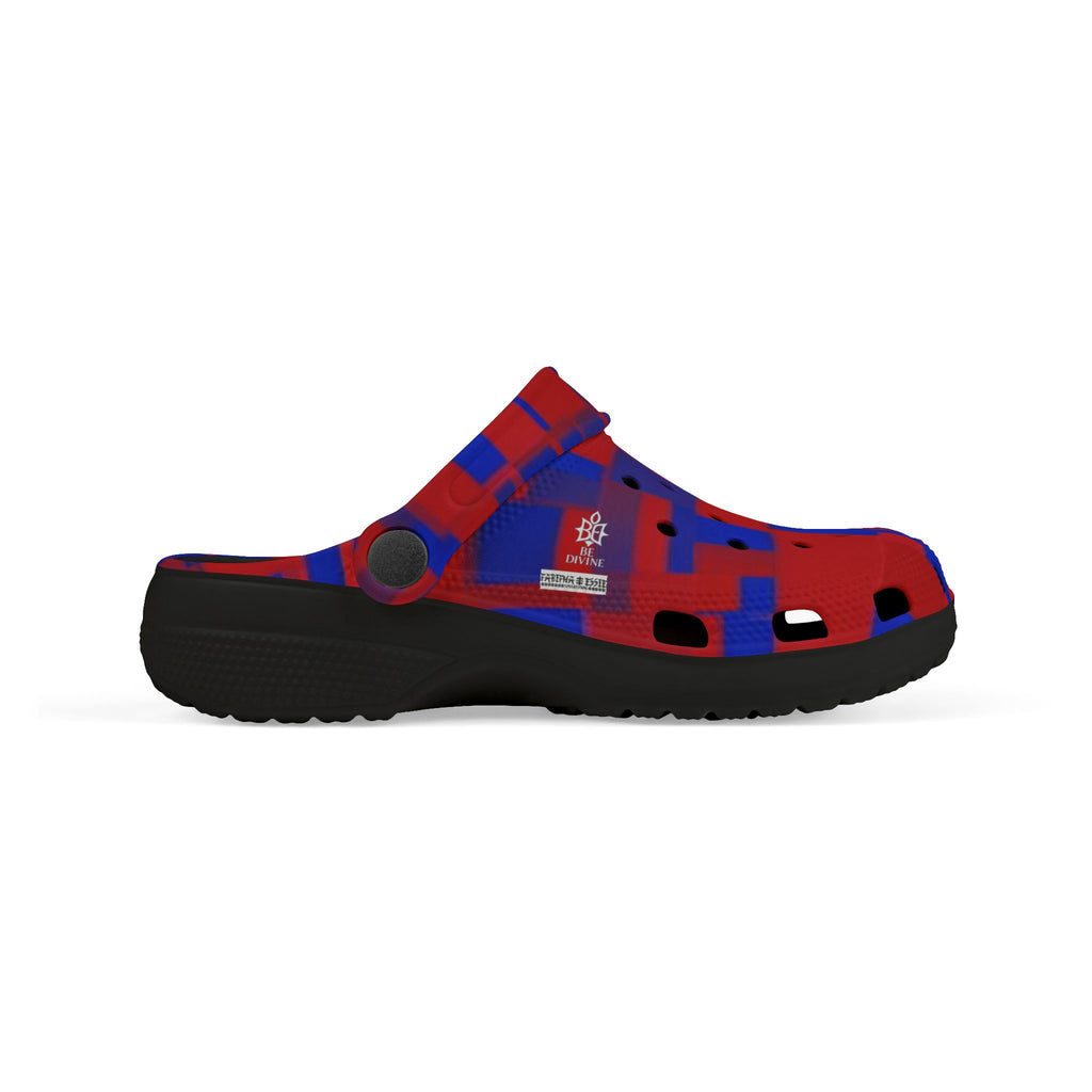 BE DIVINE™ Somerset Camo Block - One of One Cup Match Kids Foam Clogs by Tabitha Essie
