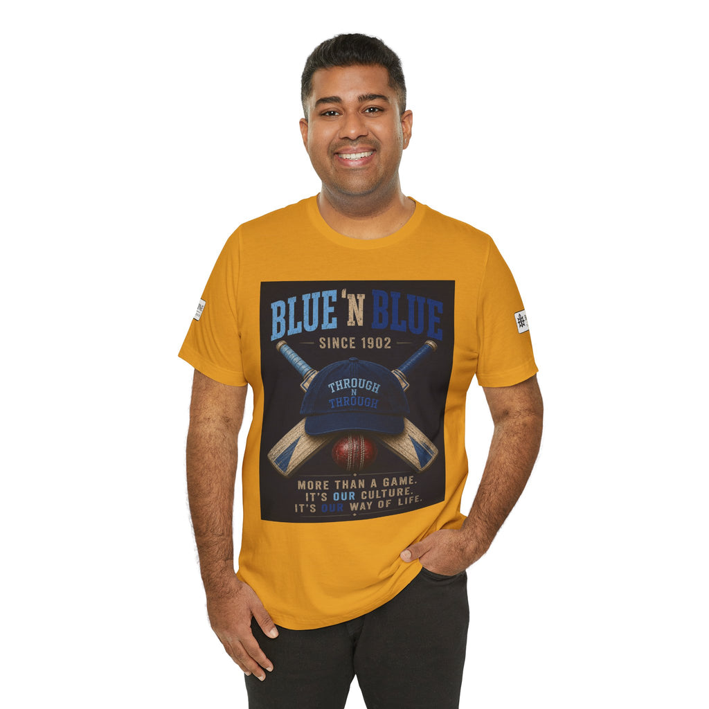 BE DIVINE™ Blue 'N Blue Since 1902 – Through 'N Through Heritage Tee