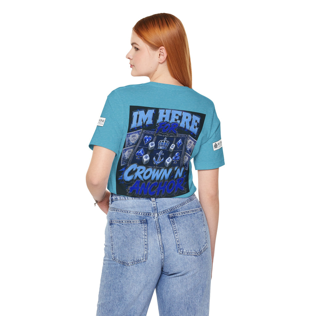 BE DIVINE™ Blue 'N Blue Heritage – I'm Here For Crown & Anchor Tee