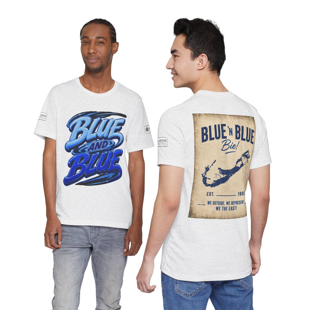 BE DIVINE™ Blue and Blue Bie! – East Side Heritage Collector Tee