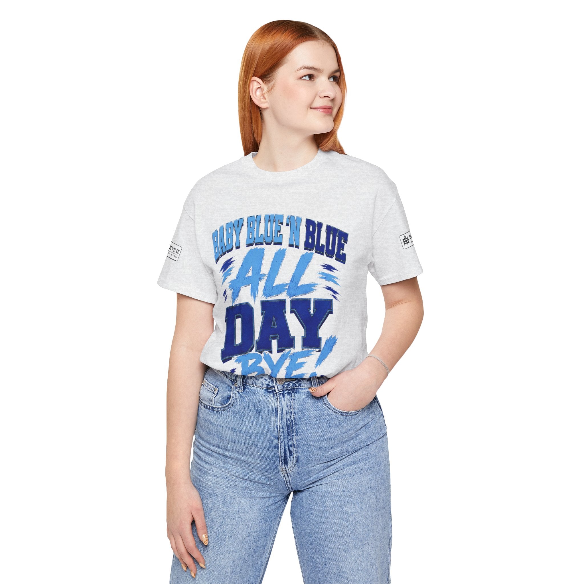 BE DIVINE™ Baby Blue 'N Blue All Day Bye! Heritage Collector Tee