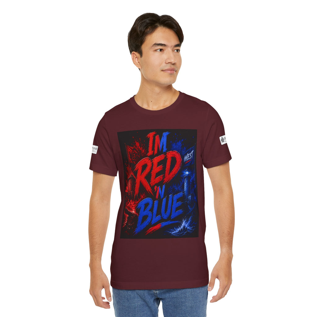 BE DIVINE™ I’m Red ’N Blue Energy Tee