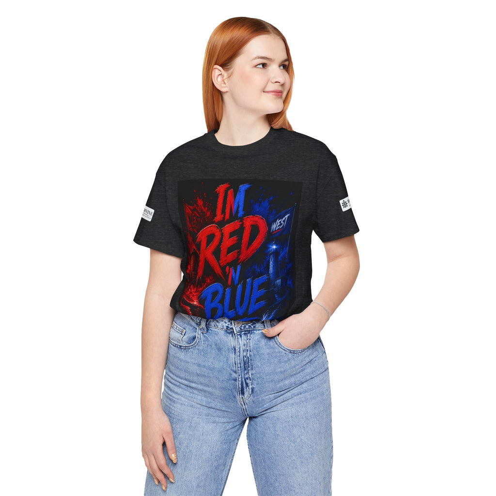 BE DIVINE™ I’m Red ’N Blue Energy Tee