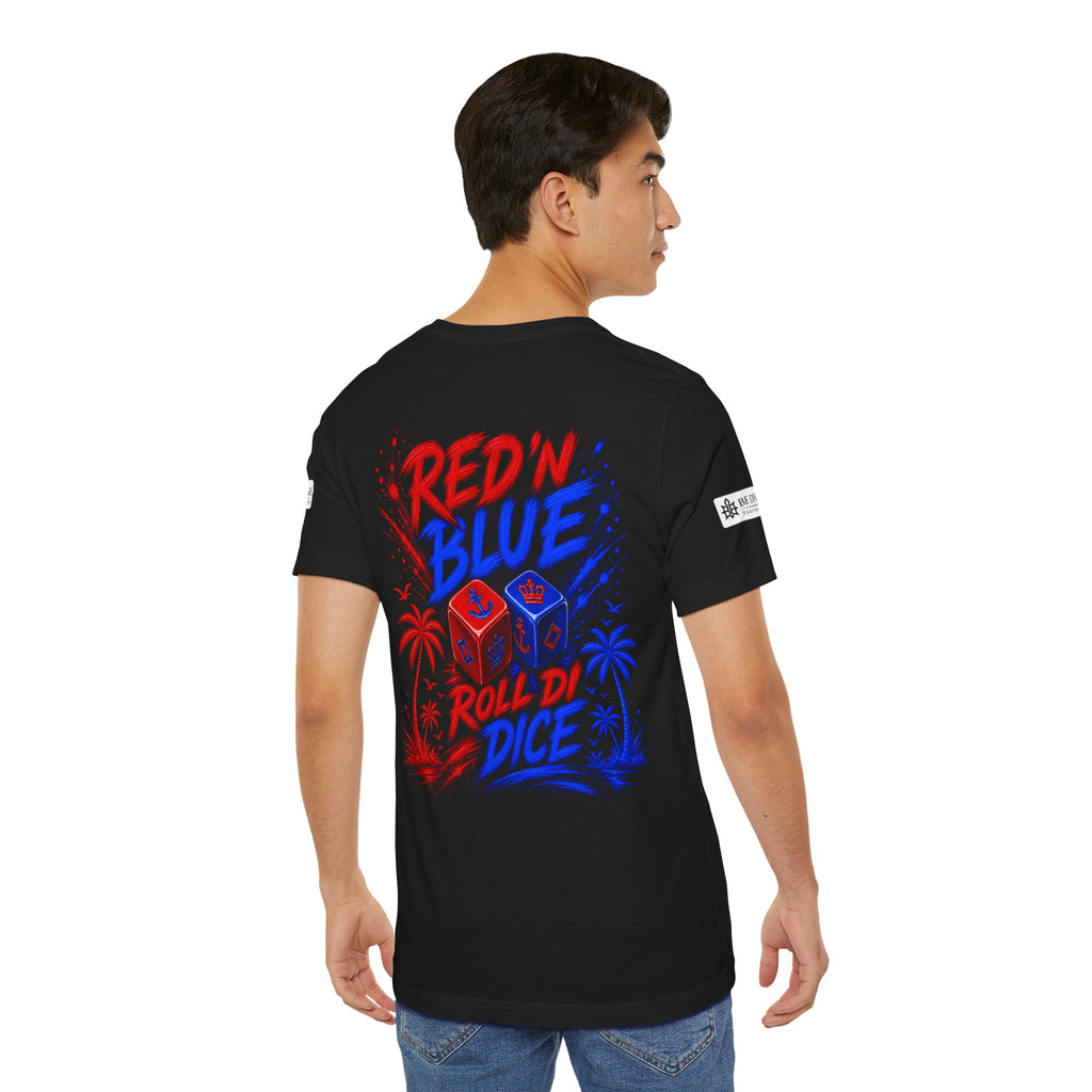 BE DIVINE™ Red ’N Blue Crown ’N Anchor Tee