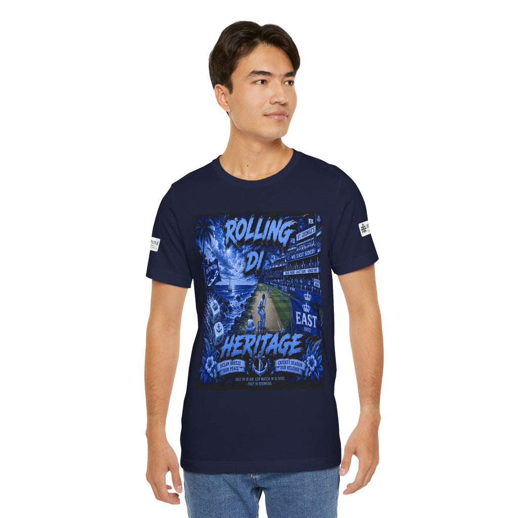 BE DIVINE™ Rolling Di Heritage – All I See Is Blue Vibes Heritage Tee