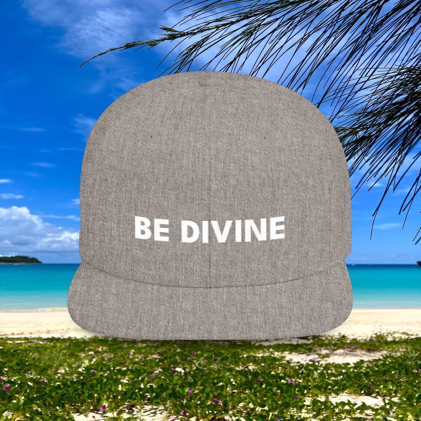 BE DIVINE™ Premium Snapback – White Text Edition