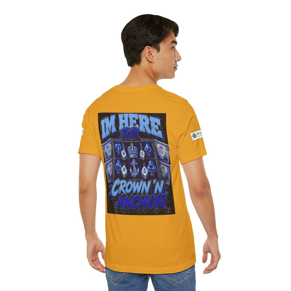 BE DIVINE™ Blue 'N Blue Heritage – I'm Here For Crown & Anchor Tee