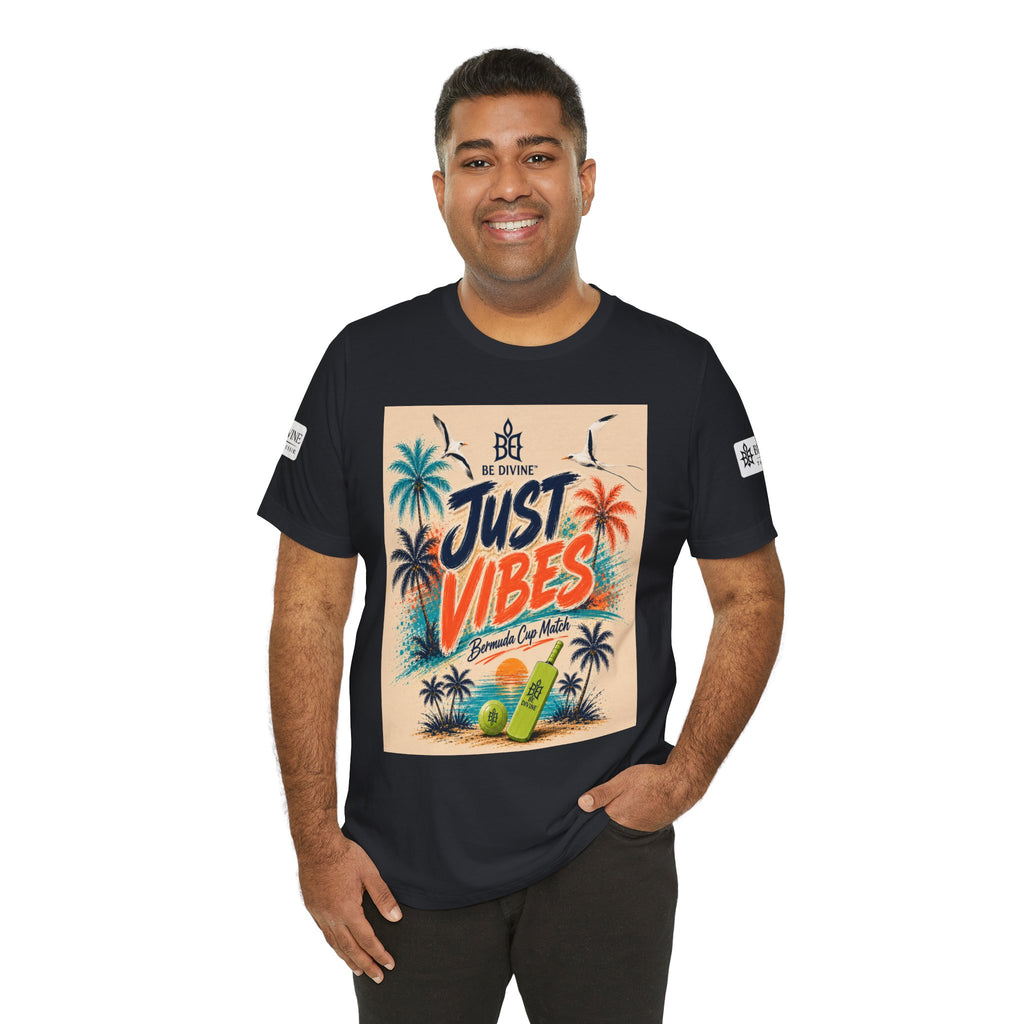 BE DIVINE™ Just Vibes Tee – Bermuda Cup Match Edition