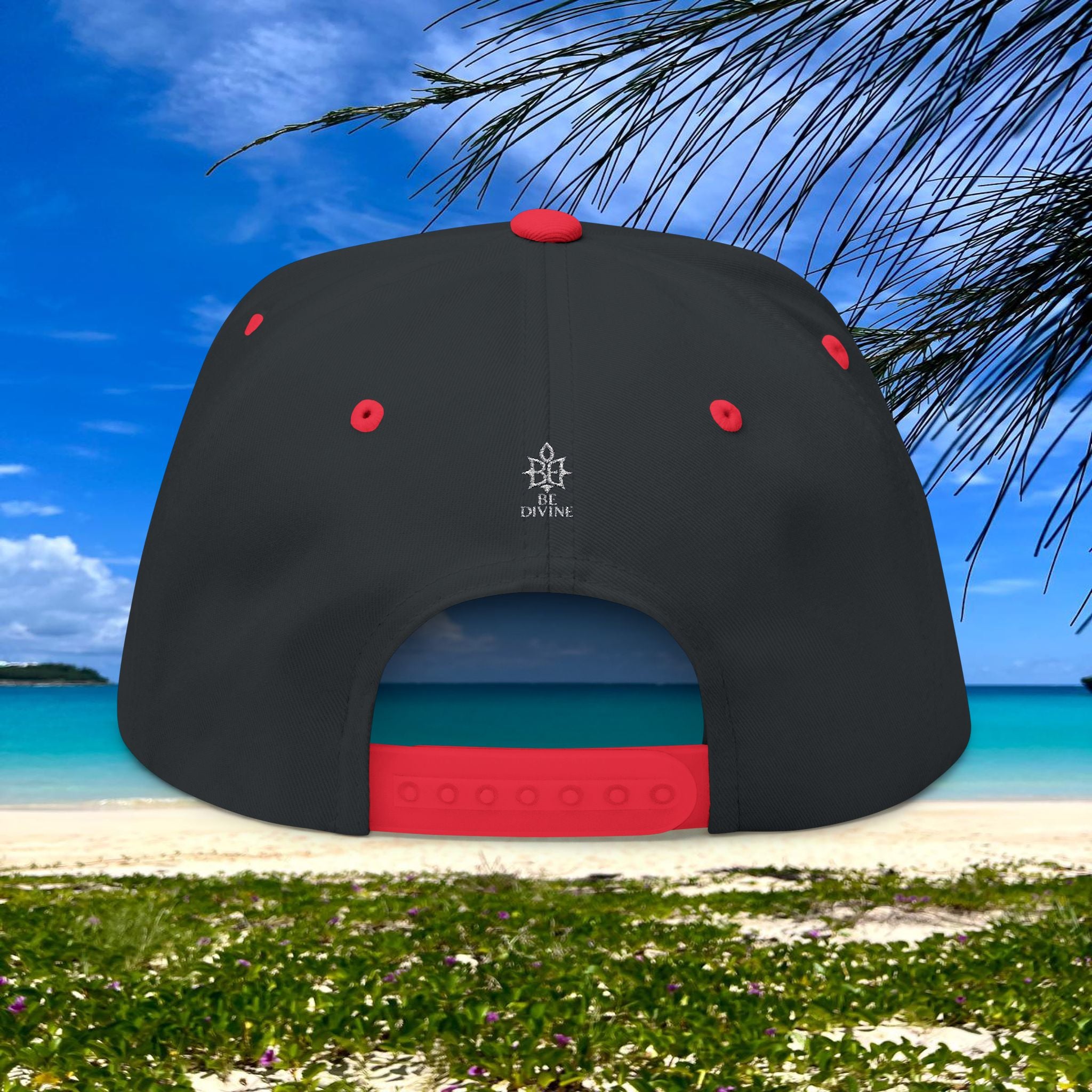 BE DIVINE™ Flat Bill Cap – Embroidered Signature
