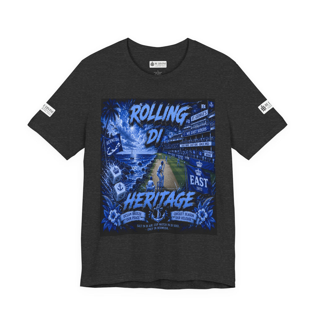 BE DIVINE™ Rolling Di Heritage – All I See Is Blue Vibes Heritage Tee