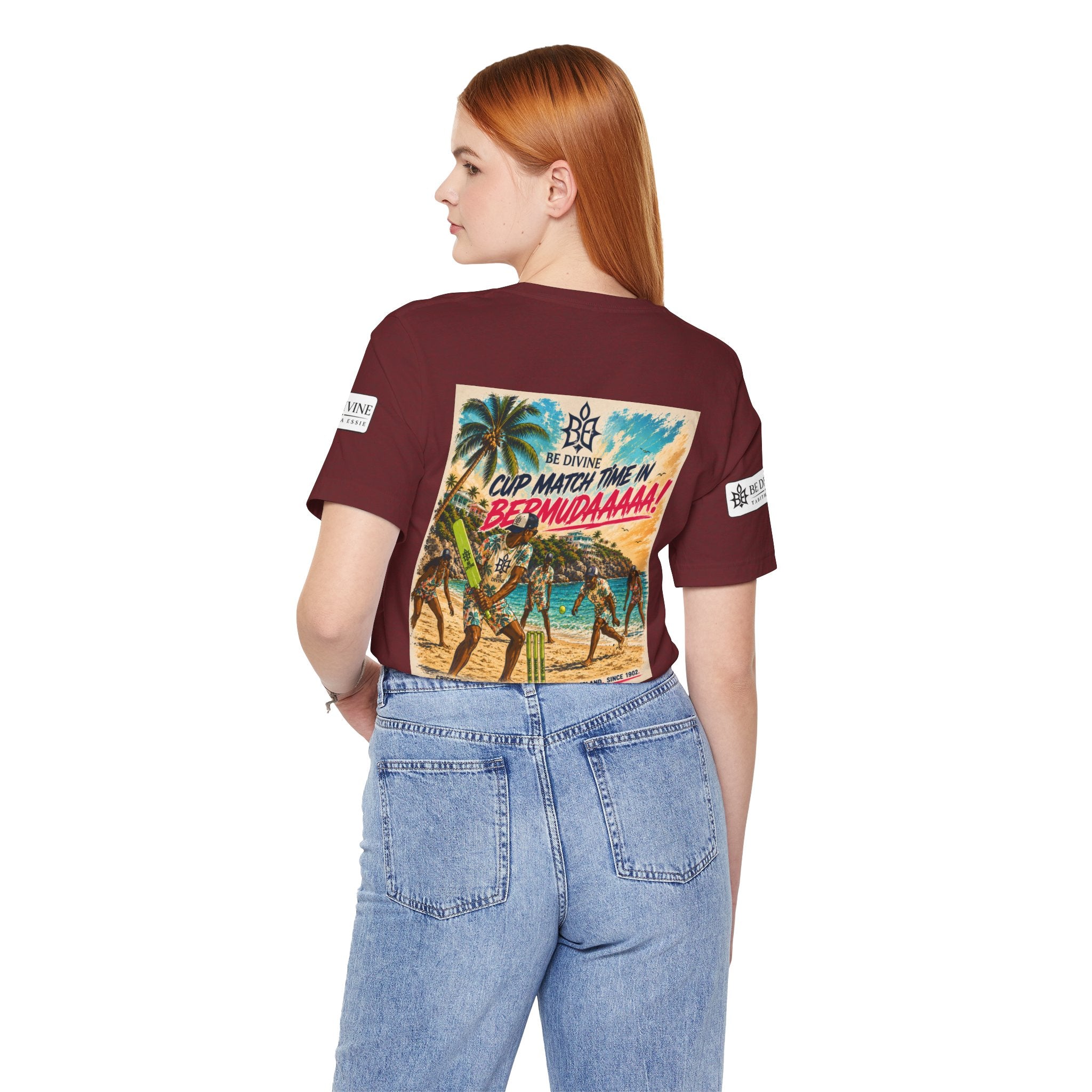 BE DIVINE™ Just Vibes Tee – Bermuda Cup Match Edition