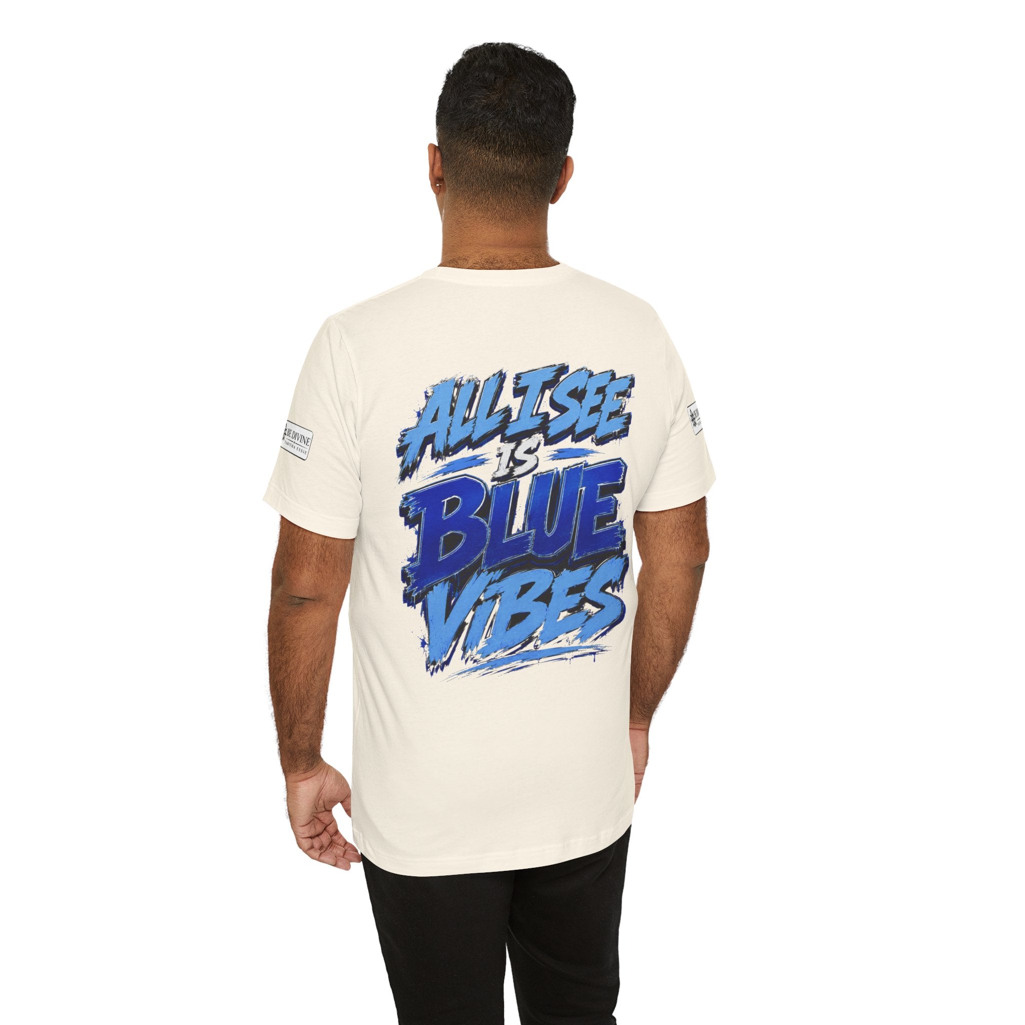 BE DIVINE™ Rolling Di Heritage – All I See Is Blue Vibes Heritage Tee