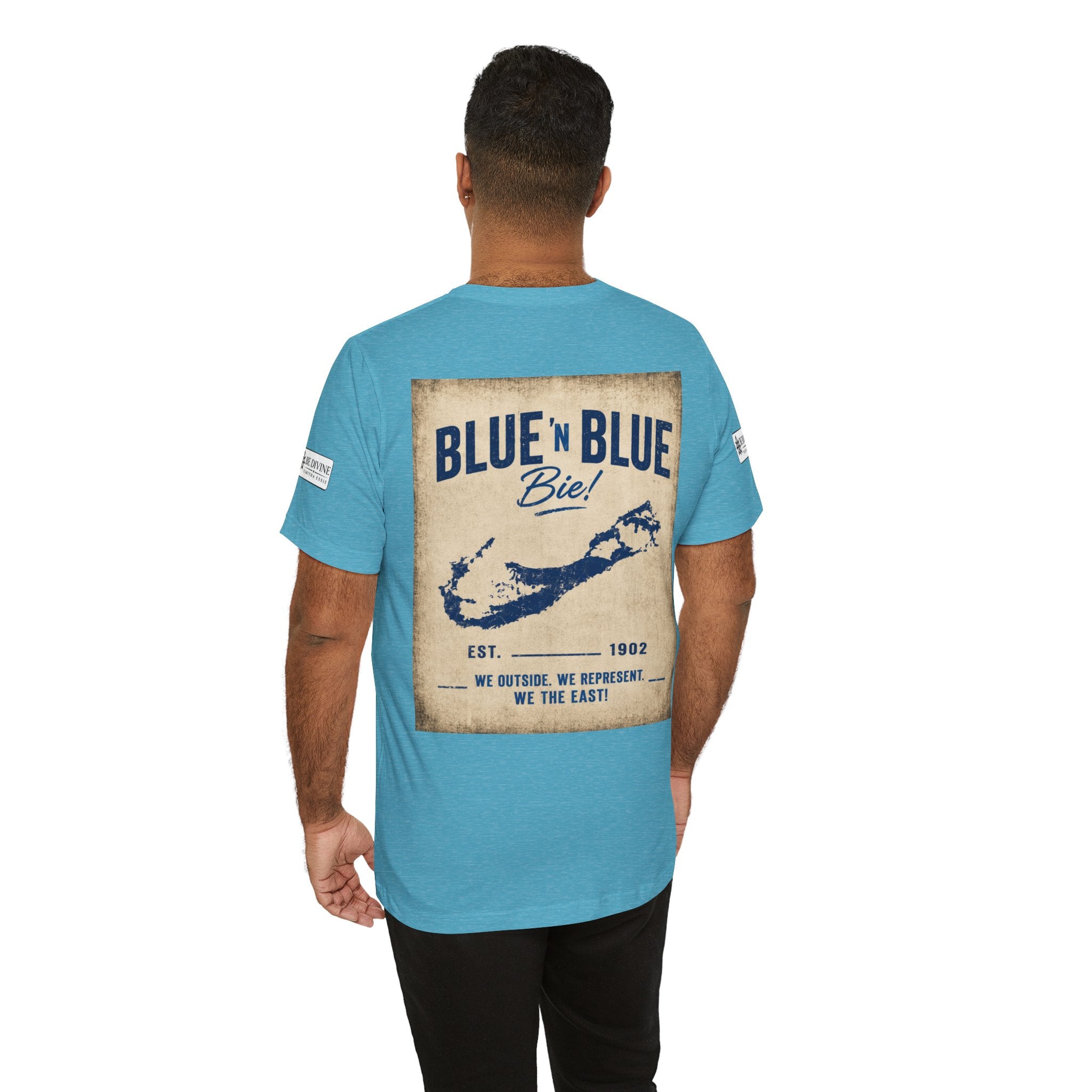 BE DIVINE™ Blue and Blue Bie! – East Side Heritage Collector Tee