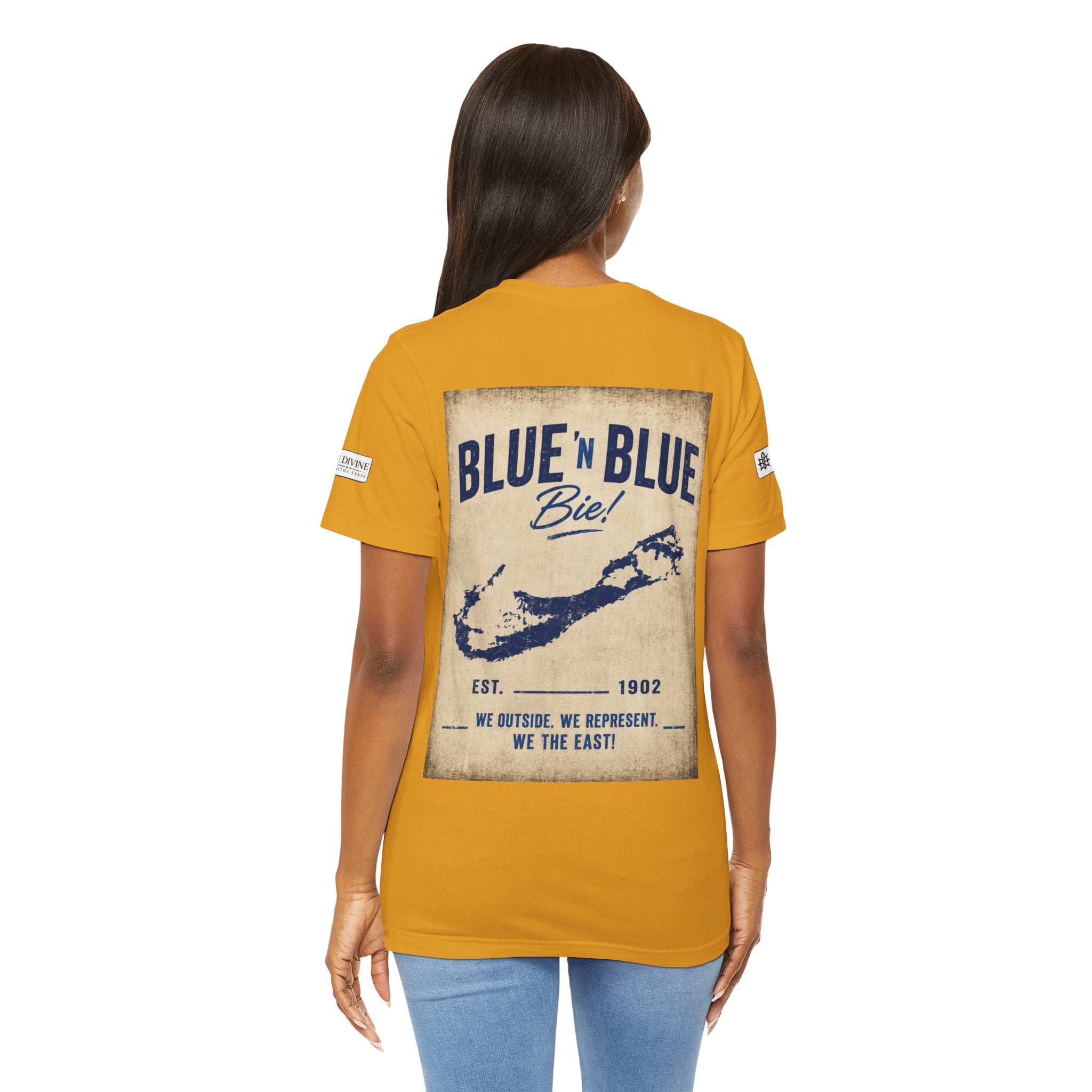 BE DIVINE™ Blue and Blue Bie! – East Side Heritage Collector Tee