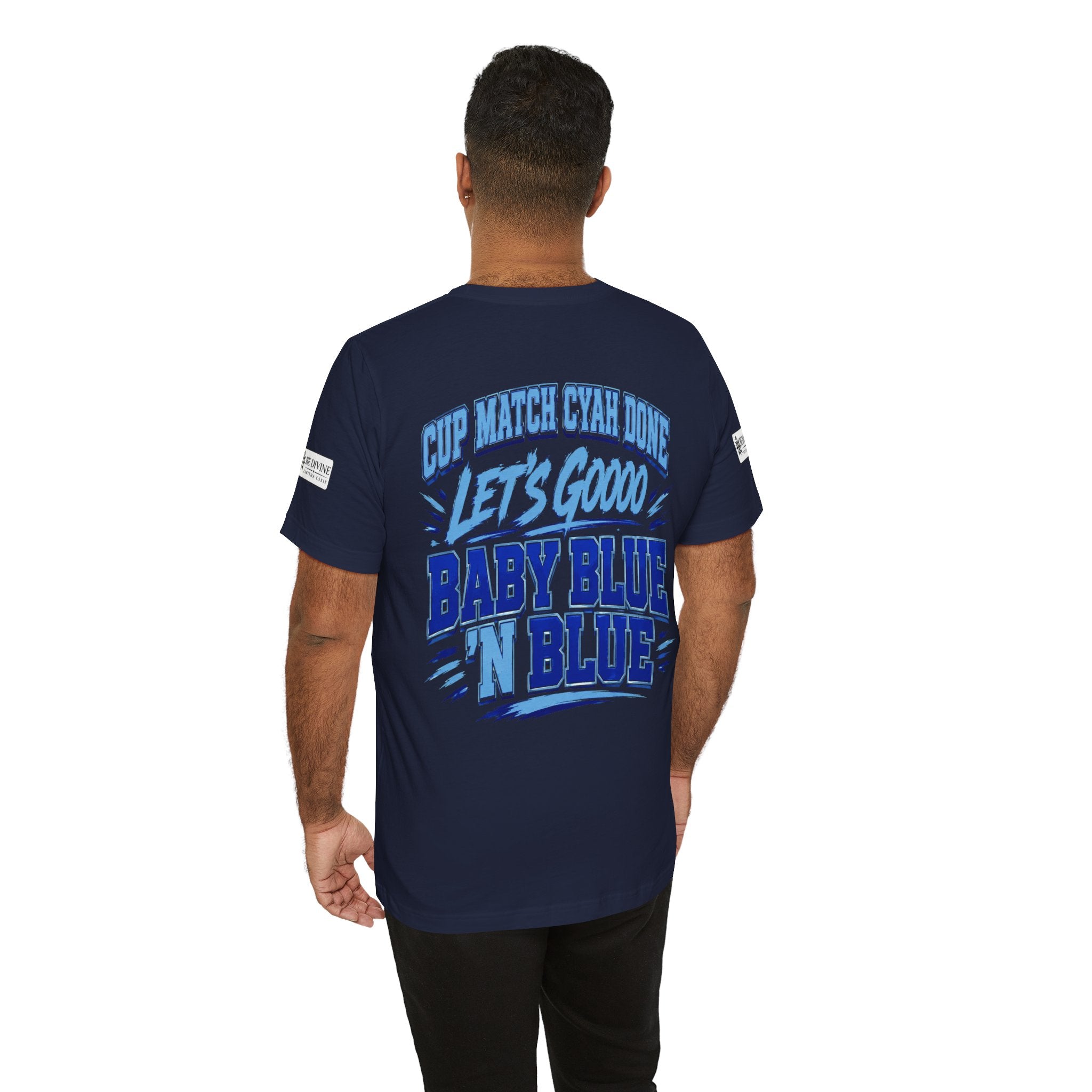 BE DIVINE™ Blue 'N Blue Strong Tee – Let's Gooo Baby Blue 'N Blue Edition