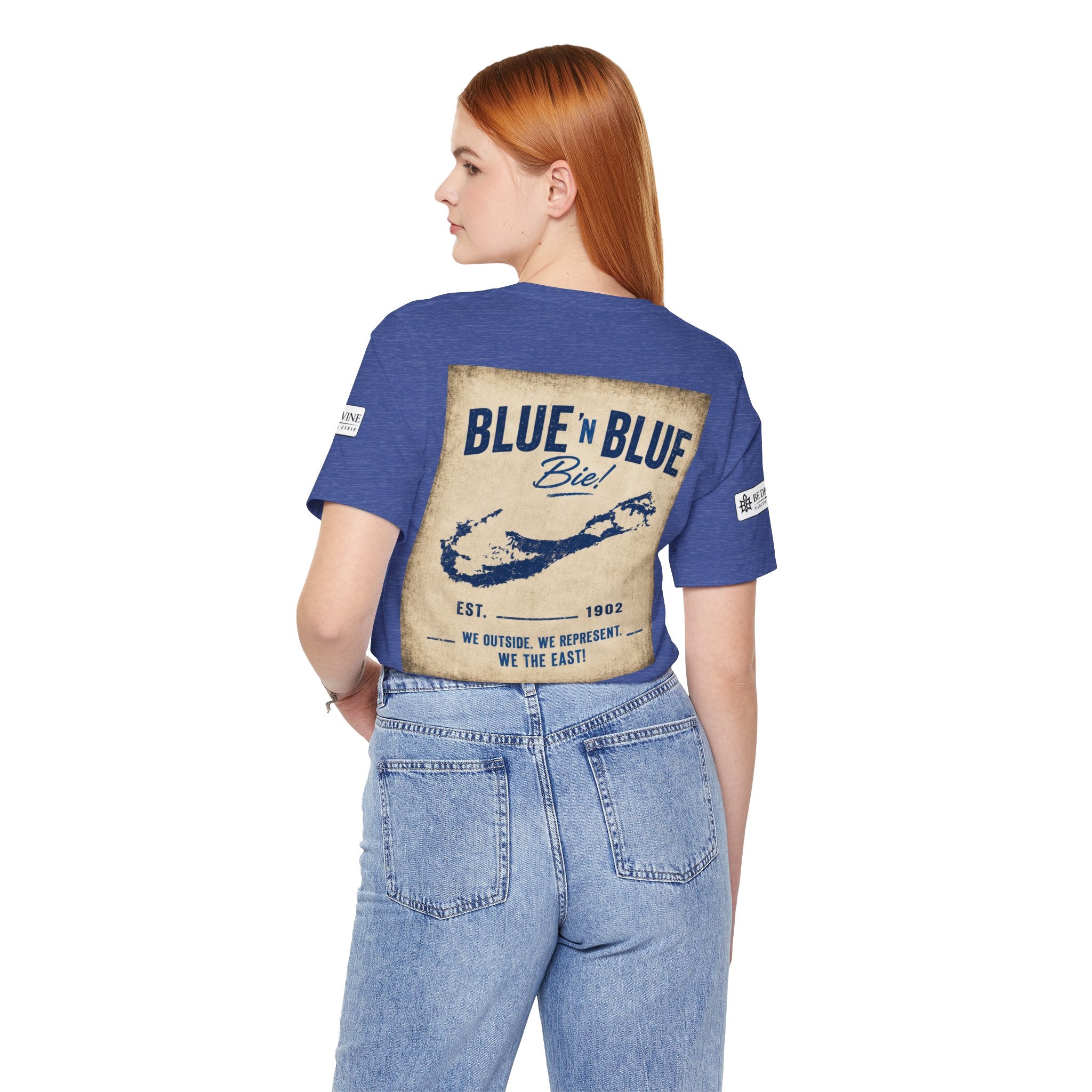 BE DIVINE™ Blue and Blue Bie! – East Side Heritage Collector Tee