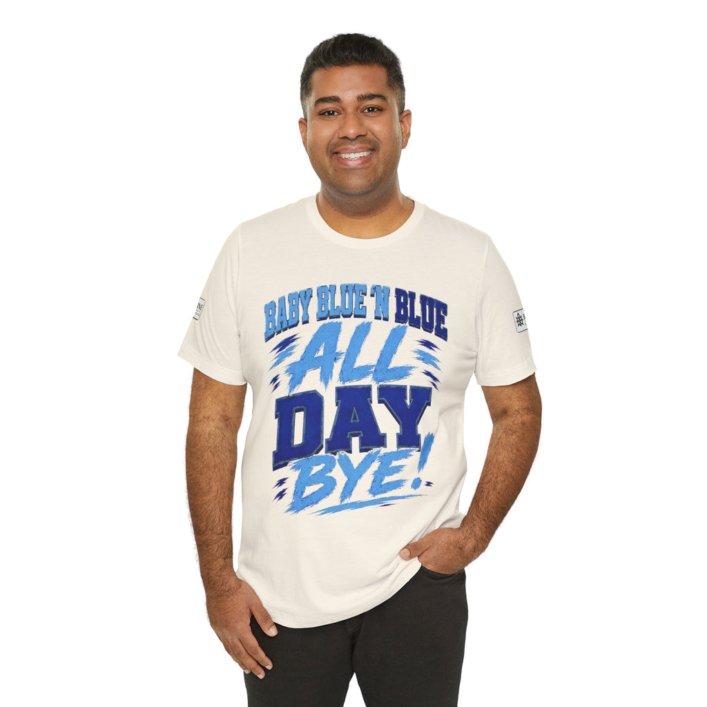 BE DIVINE™ Baby Blue 'N Blue All Day Bye! Heritage Collector Tee