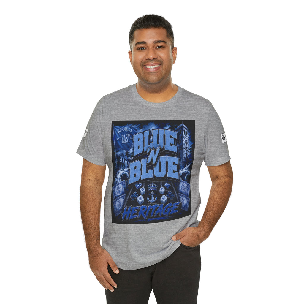 BE DIVINE™ Blue 'N Blue Heritage – I'm Here For Crown & Anchor Tee
