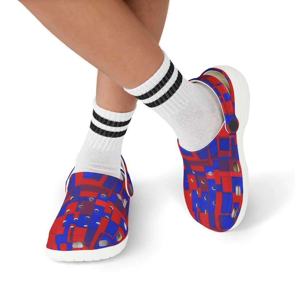 BE DIVINE™ Somerset Camo Block - One of One Cup Match Kids Foam Clogs by Tabitha Essie