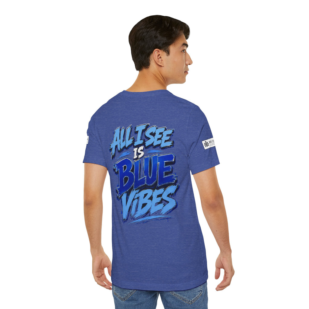 BE DIVINE™ Rolling Di Heritage – All I See Is Blue Vibes Heritage Tee