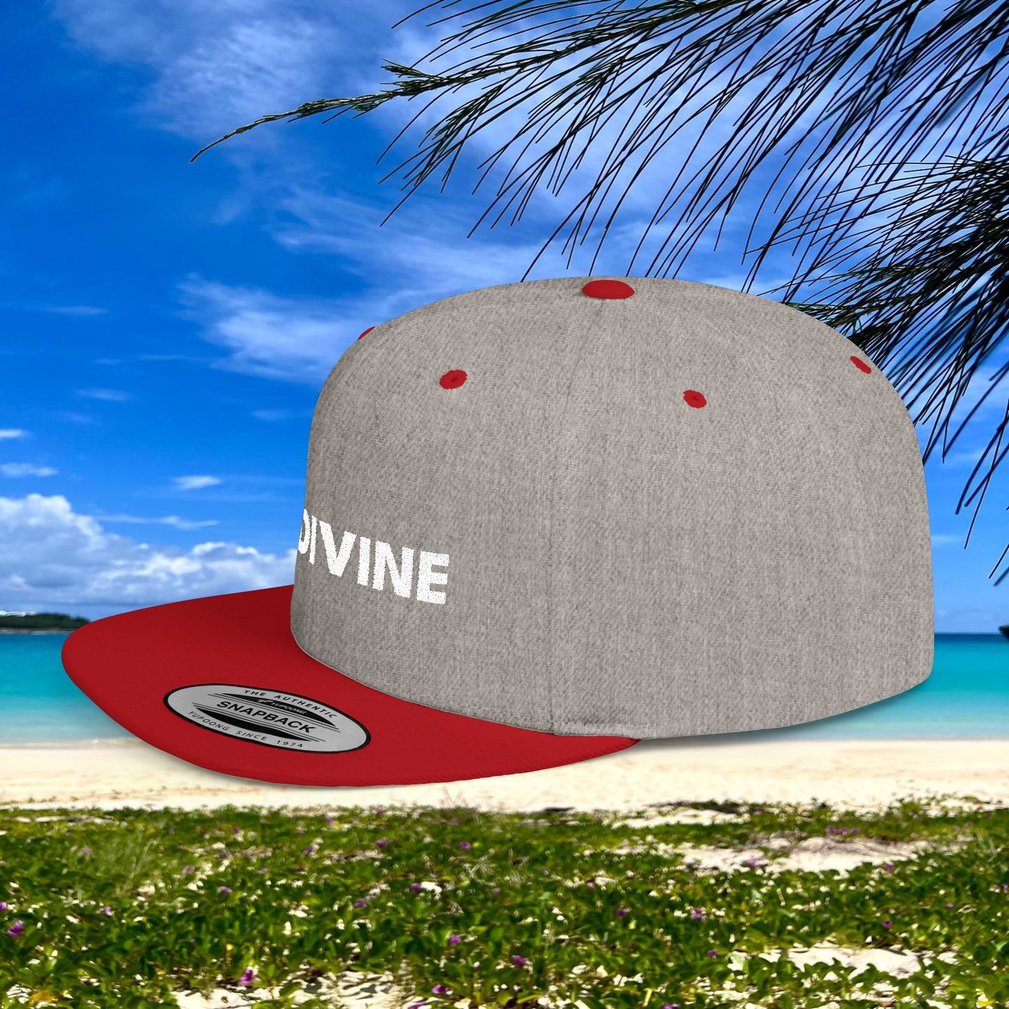 BE DIVINE™ Premium Snapback – White Text Edition
