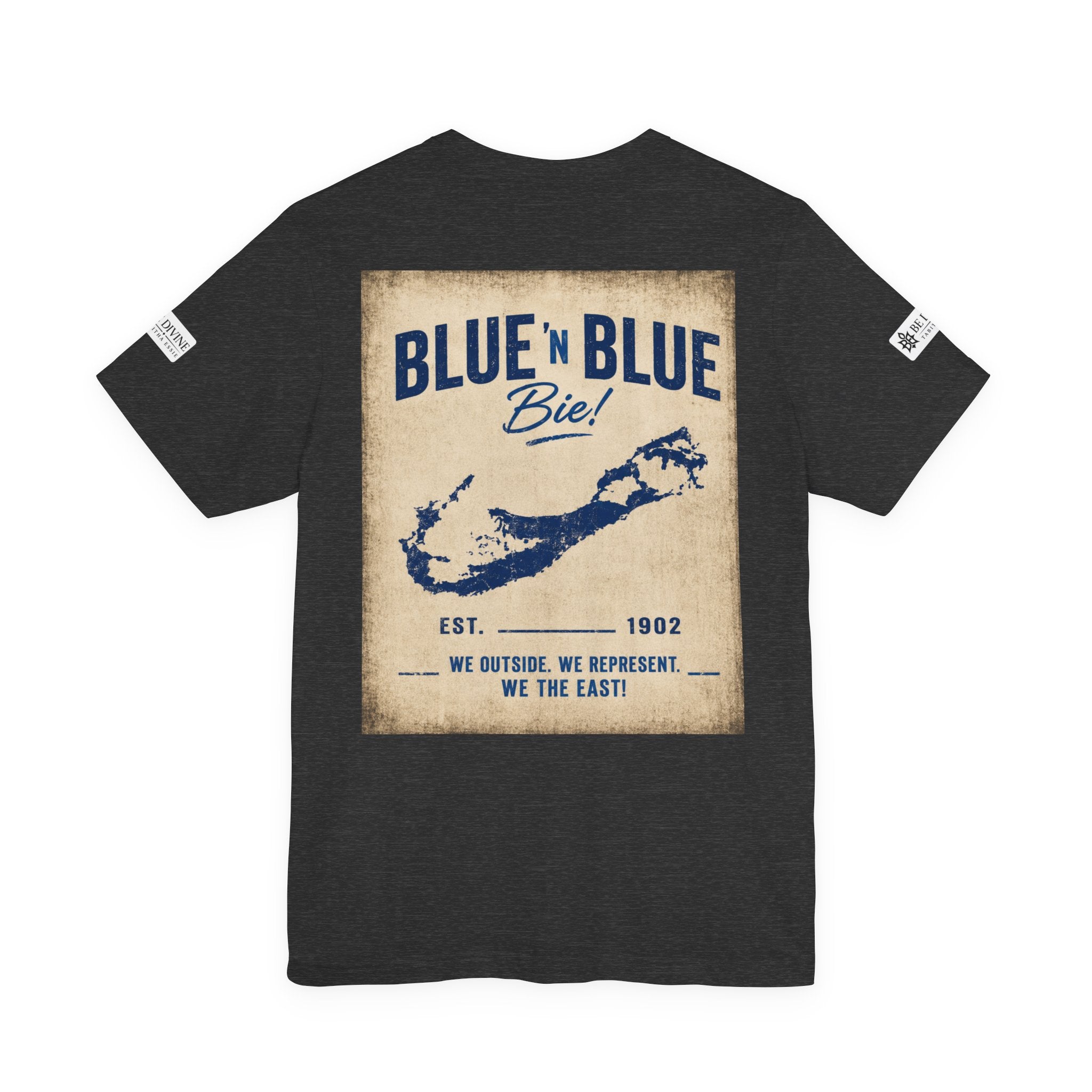 BE DIVINE™ Blue and Blue Bie! – East Side Heritage Collector Tee