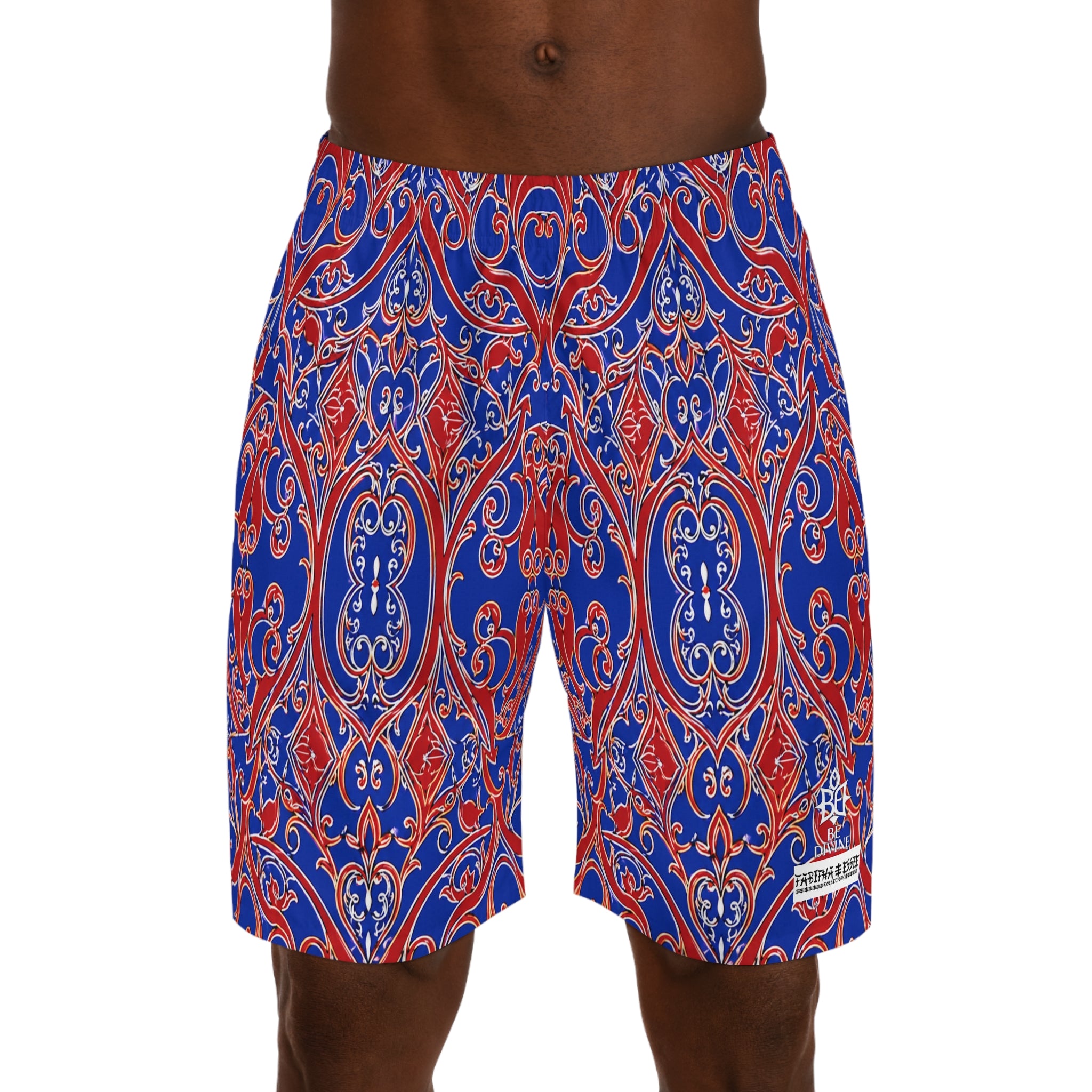 BE DIVINE™ Somerset Ornate - One of One Cup Match Men’s Jogger Shorts by Tabitha Essie