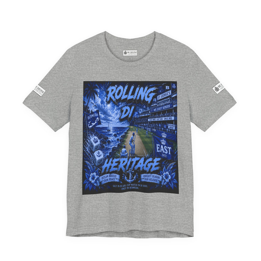 BE DIVINE™ Rolling Di Heritage – All I See Is Blue Vibes Heritage Tee